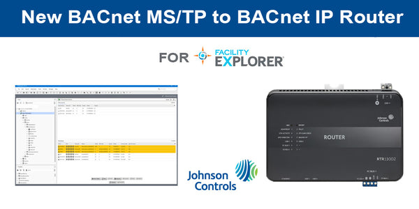 Johnson Controls announces a new BACnet MS/TP to BACnet IP Router