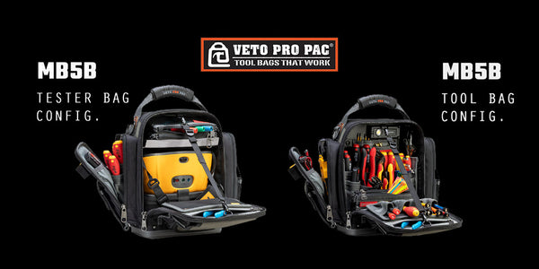 Introducing the new MB5B Bags - Two Versions: Tool Bag and Tester (Multi-function tester) Bags