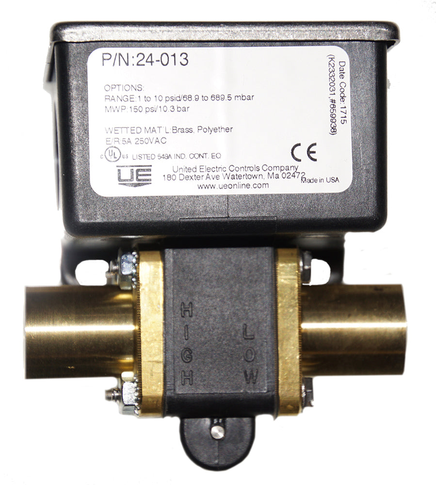 24-013: United Electric Products 1/10# SPDT Adj Wet Press DiffSwitch