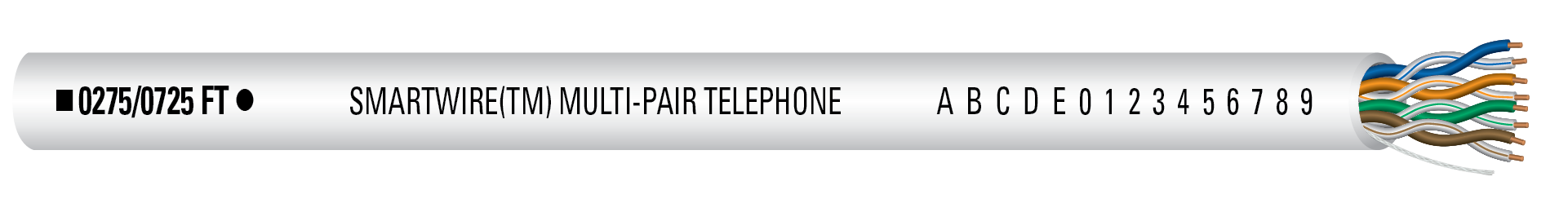 445600-S-1000: 24-4P UNS SOL CMP Non-Shielded Plenum Cat3 Wht Jkt 1000' Box