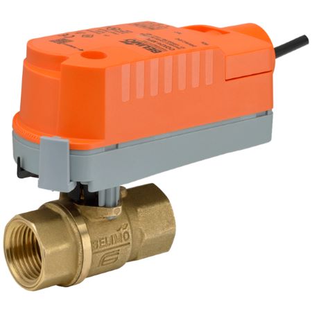 Z2075Q-K+CQKB24-S-LL: ZoneTight (QCV), 3/4", 2-way, Cv 9.8 Valve Actuator, Electrical fail-safe, AC/DC 24 V, On/Off, 1 x SPST Actuator fitted