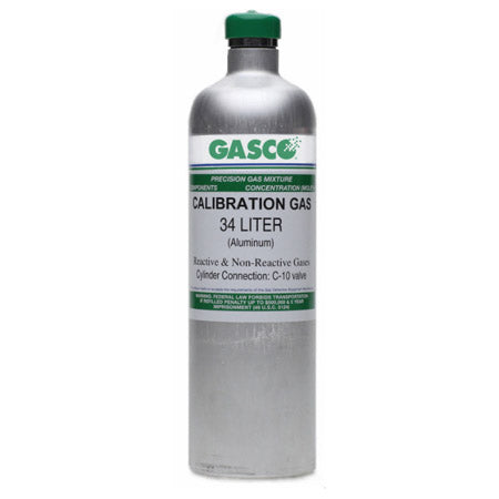 34L-175-5: SO2 5ppm 34L Aluminum cylinder **GAS CANISTERS ARE NON-RETURNABLE - HAZMAT SHIPPING CHARGES WILL APPLY**