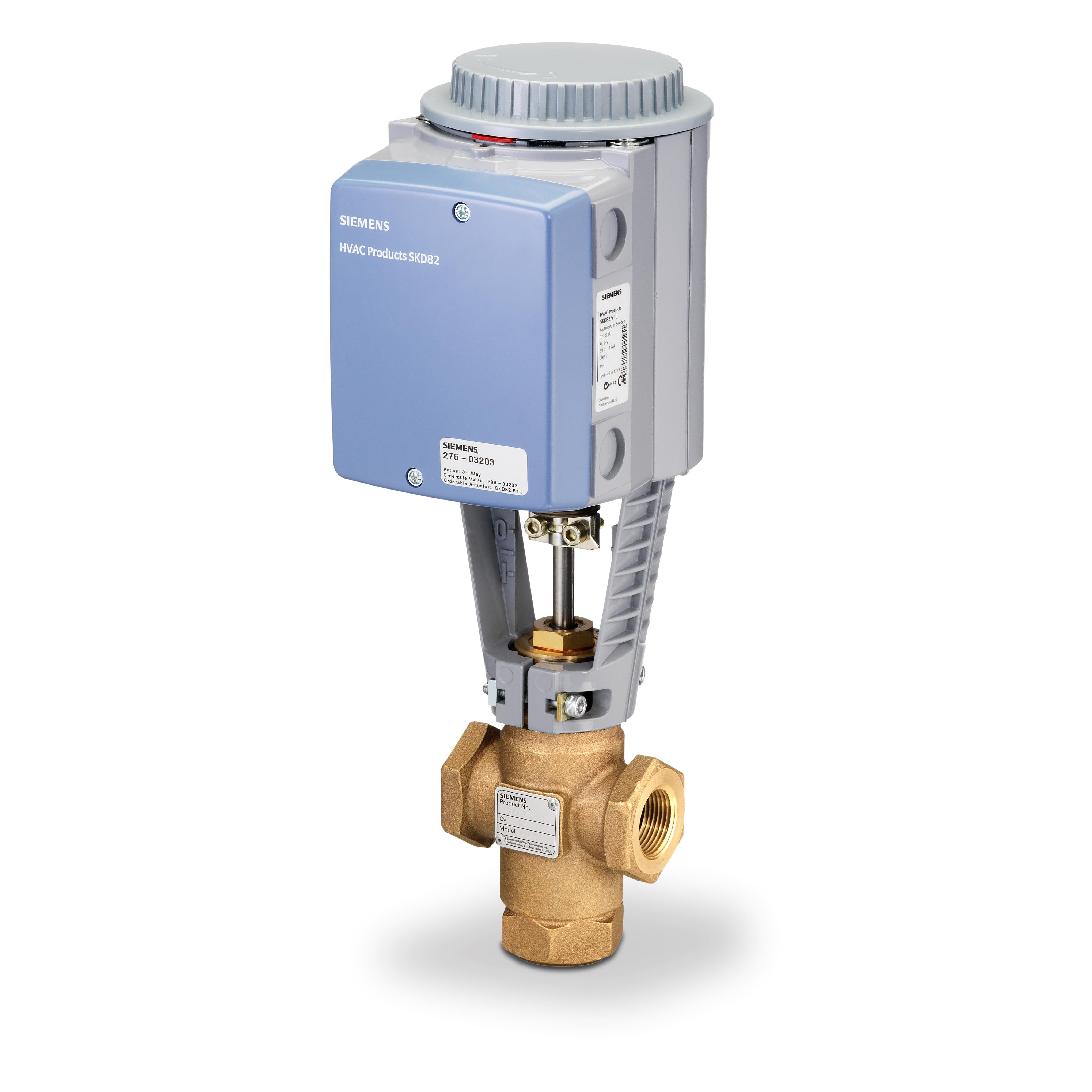 274-03205: 3-Way Mixing/Diverting Valve 1-1/2 NPT 25cv 0-10vdc/4-20mA