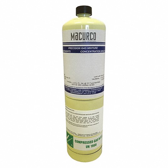 CANN20M: Methane Repl Gas 34L 20% LEL ** GAS CANISTERS ARE NON-RETURNABLE ** **HAZMAT SHIPPING CHARGES WILL APPLY**