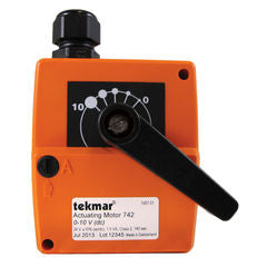 742-TEK: Actuator Motor 0-10VDC 24V 90 Deg Stroke