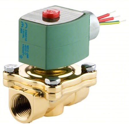 8210G100LF-24V: 2", Two-Way Solenoid Valve, Normally Closed, 2-Position