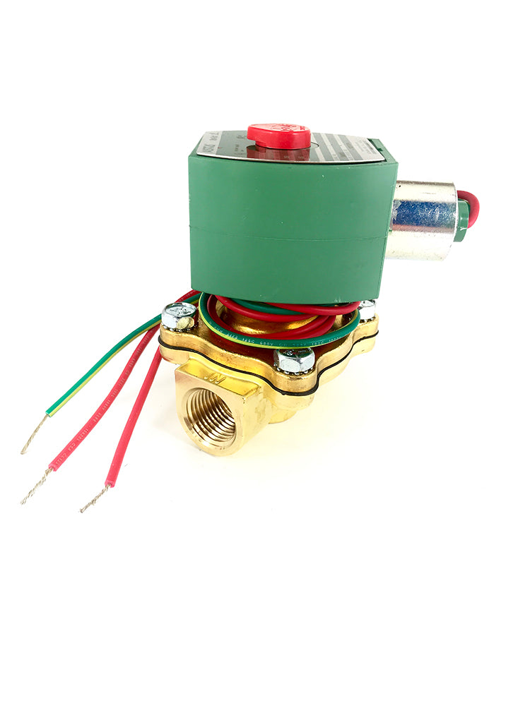 8210G094 120/60: 1/2" NPT N.C. 0 Min Diff. 4cv 150 PSI 120VAC 10.1W Air/Water