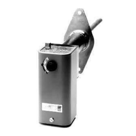 A25CP-1C: Temperature, Mechanical, 24 to 277Vac, SPDT, Manual Reset, 25 to 215 degree F Setpoint Range, High Limit set at 125 degrees F, Warm Air Limit