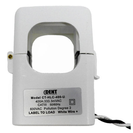 CT-HLC-0400-U: Large Split-Core CT, 400A Rated, 1.4" (36mm) 3m Lead