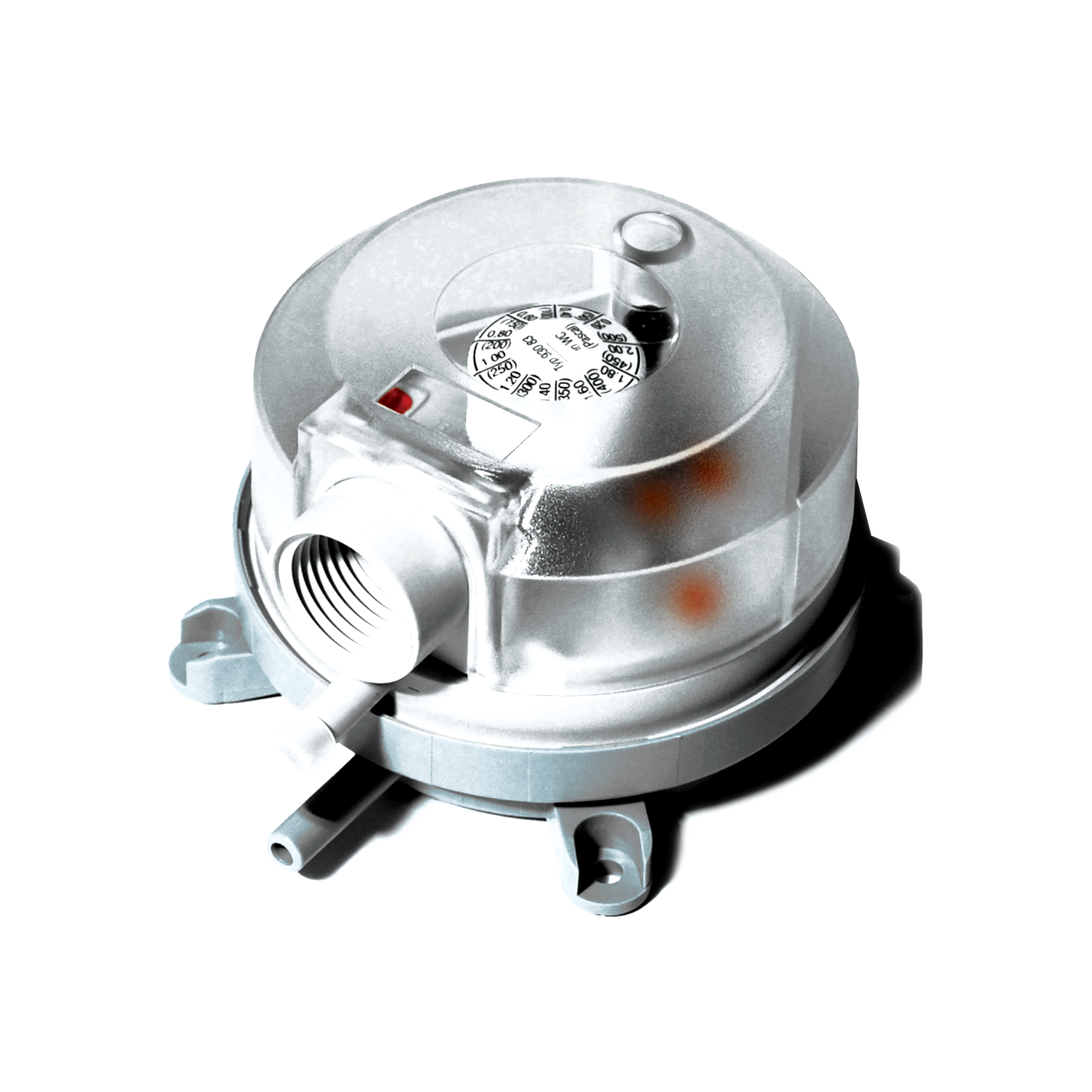 DBL-205L: Air Prressure Switch 0.08"wc to 8.0" wc. SPDT