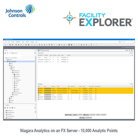 FX-ASL10K-0: Geo. Restricted Product, License enabling 10,000 analytic points for Niagara Analytics on an FX Server (Release 14.2 or greater)