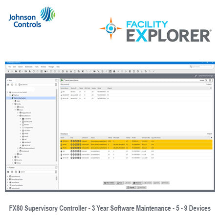 FX-SC8D005M3-6: Geo. Restricted Product, 3-Year Software Maintenance for FX80 with 5-9 field devices