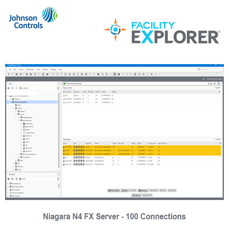 FX-SL100-0: Geo. Restricted Product, FX Server with 100 Niagara network connections.
