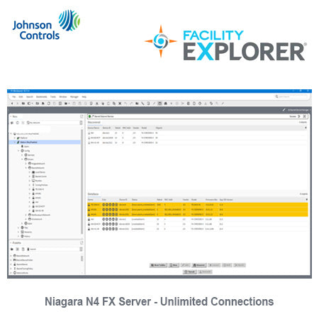 FX-SLUNL-0: Geo. Restricted Product, FX Server with unlimited Niagara network connections.