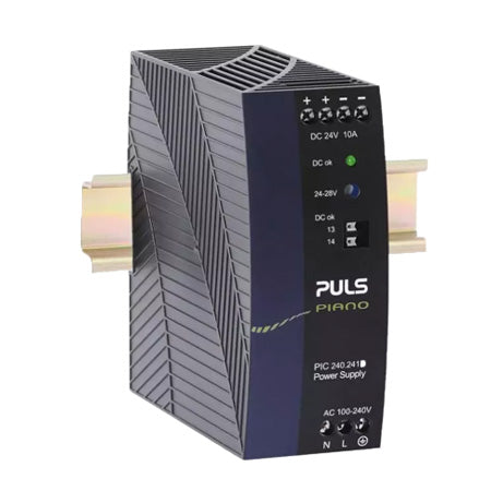 PULS-PIC240-241D: DC Power Supply, DIN rail mount, Screw Terminals, 240W