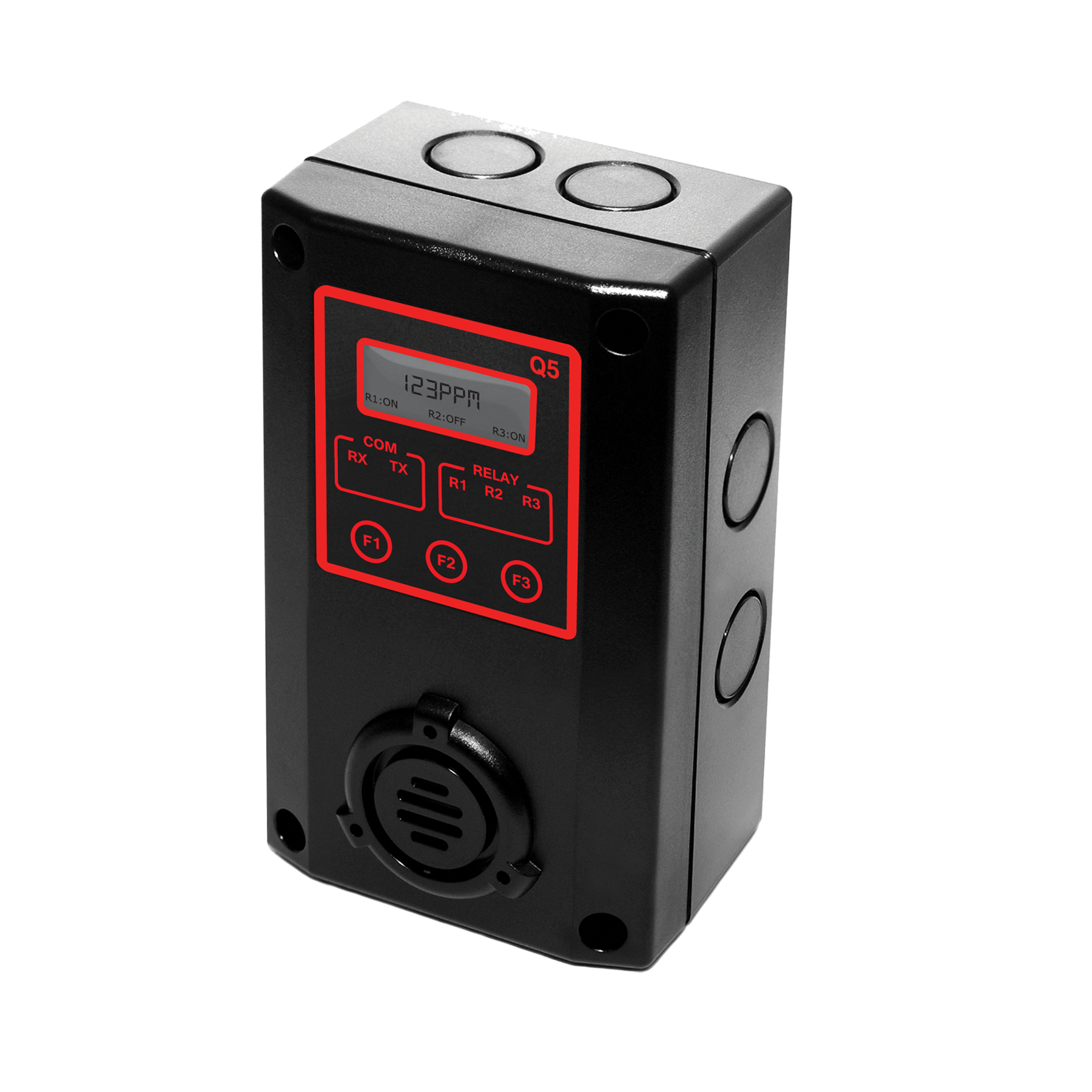 Q5-H2S-100P-0-X: Hydrogen Sulfide 0-100 PPM Controller/Sensor