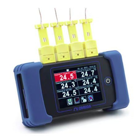 RDXL6SD-USB: 6-Channel Handheld Temperature Data Logger