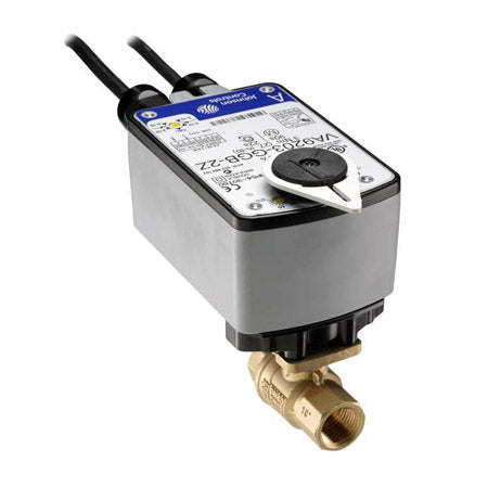 VG1245CN+943GGA: 1" 2-Way Ball Valve, Spring Return, SS Trim, No Switch, Analog Control