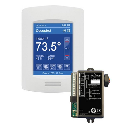 VTR8350A5500B: Terminal Unit Controller FCU + RH with PIR, Line Voltage