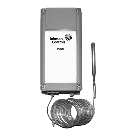 A19QSC-1C: Temperature, Mechanical, 24 to 277Vac, SPDT, Automatic Reset, 0 to 150 degree F Setpoint Range, 5 degree F Fixed Differential, 10' Capillary