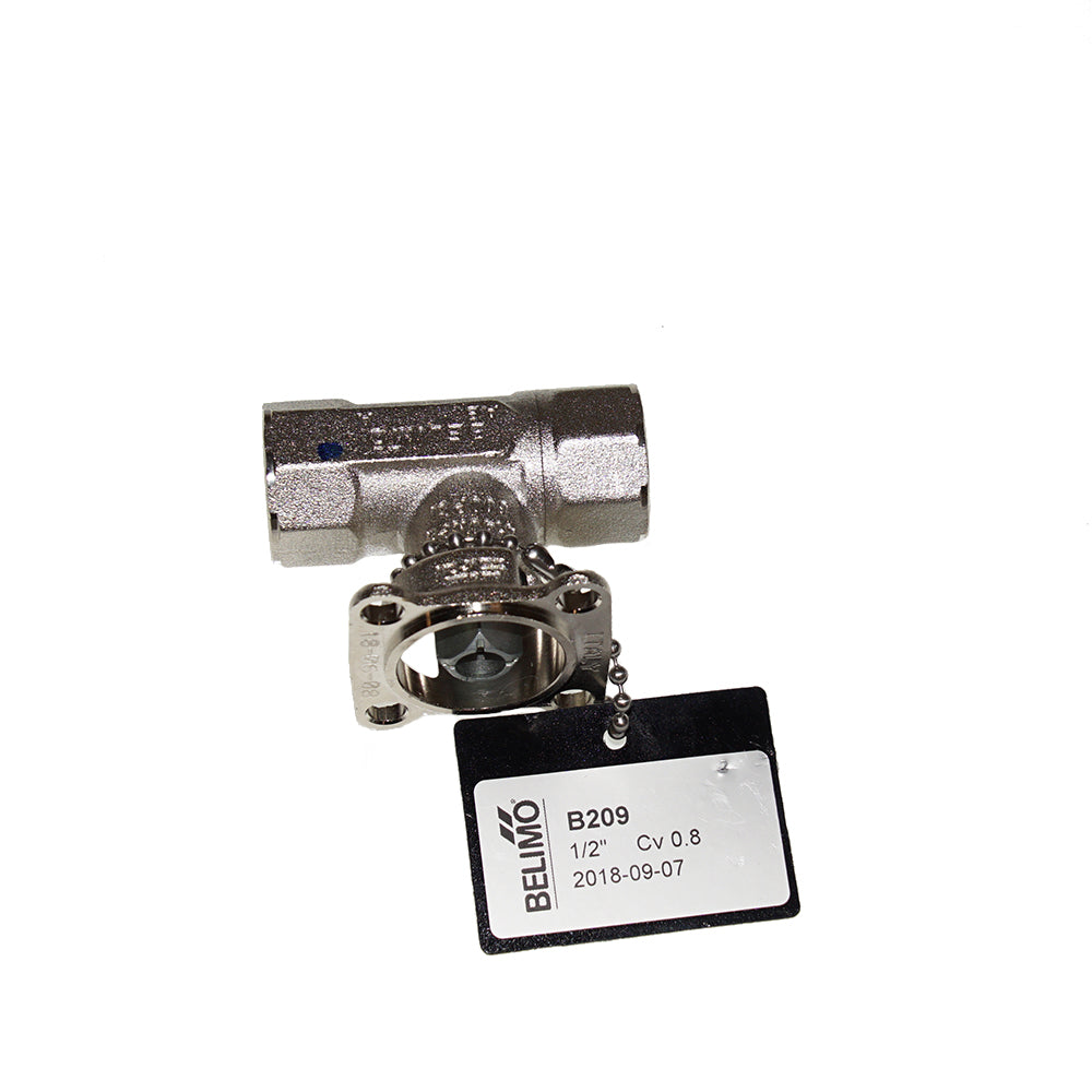 B209: 1/2" 2-Way Ball Valve 0.8 CV