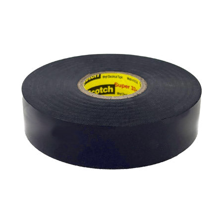 Electrical Tape-BLK: Premium Electrical tape Super 33+ Black 7mil thick