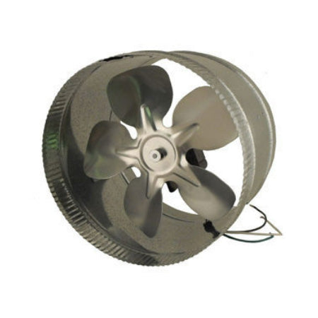 DB8: DUCT BOOSTER 8" Operating Voltage 120 V Amperage 0.75 A Watts 60 W Frequency 60 Hz Decibels 50 dBA Sones 2.2 So Max Boosted CFM 250 CFM Free