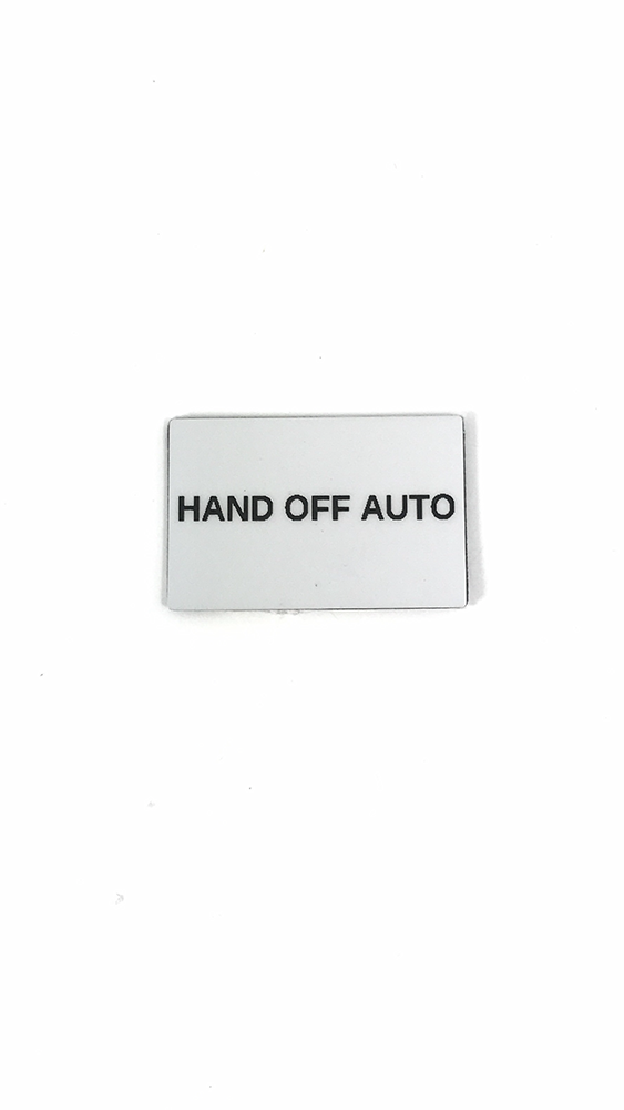 HWAM-317: Hand-Off-Auto Hw Nameplate