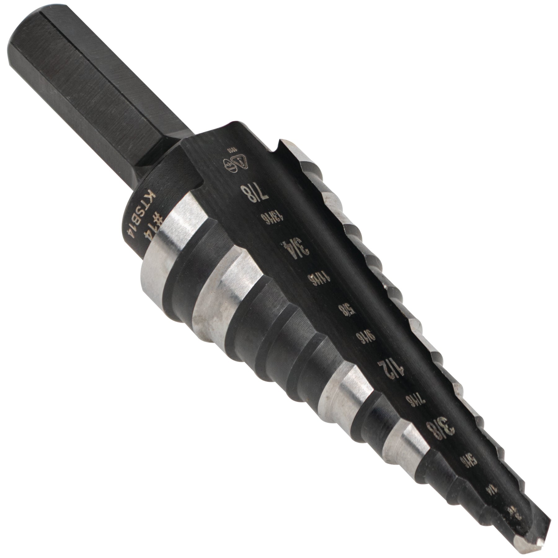 KTSB14: Step Drill Bit #14 Double-Fluted