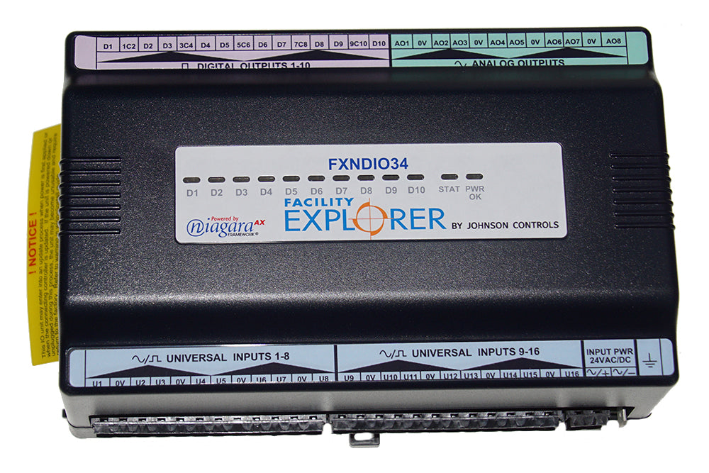 LP-FXNDIO34-0: I/O Exp For One FX20/60; Includes 16 UIs; 10 Relay DOs; And 8 AOs -DISCONTINUED -LIMITED STOCK