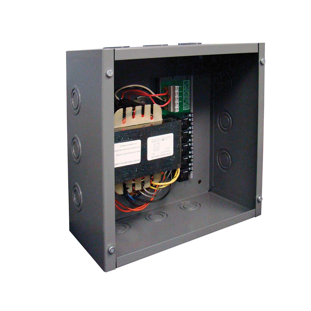 PSH75AB10: Enclosed Single 75VA 24VAC UL Class 2 Pwr Supp 10A Main Breaker