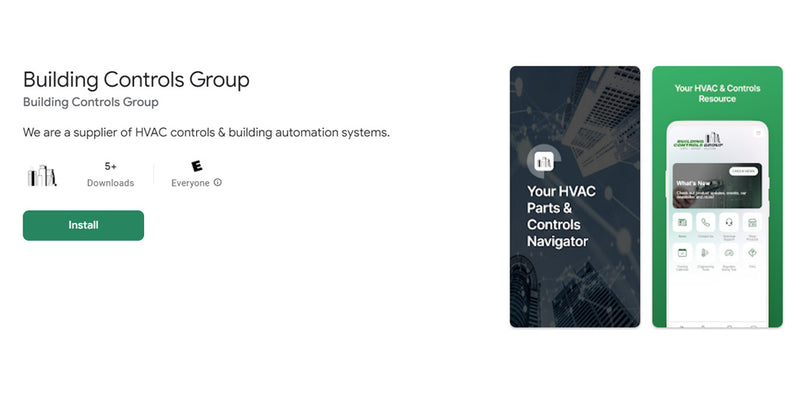 Building Controls Group Launches a Phone App!