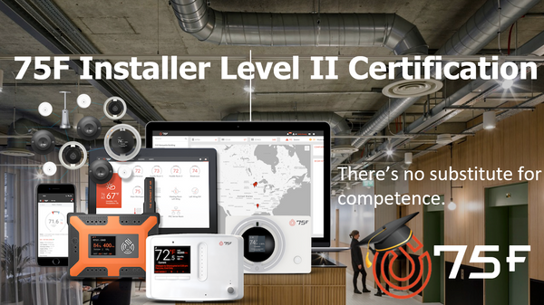 75F Level 2 Installer Certificate