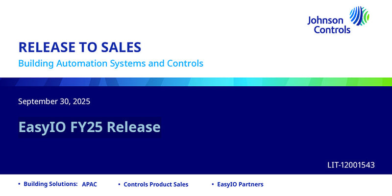 Johnson Controls EasyIO FY25 Release