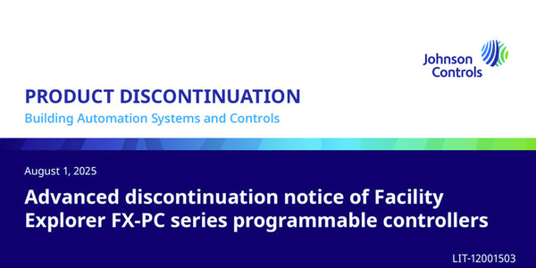 Discontinuation Notice of Facility Explorer FX-PC Series
