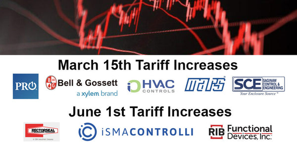 March 15th & June 1st Tariff Updates