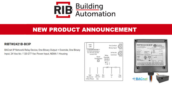 RIB Functional Devices, Inc. - NEW BACnet IP solution