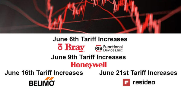 June 6th - 21st Tariff Updates