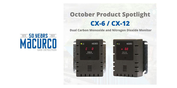 Macurco October Product Spotlight - CX-6 & CX-12 Monitors