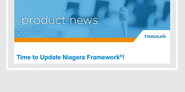 Time to Update Niagara Framework