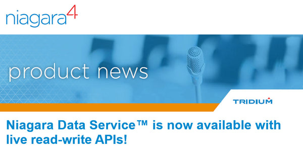 Niagara Data Service is now available with live read-write APIs!