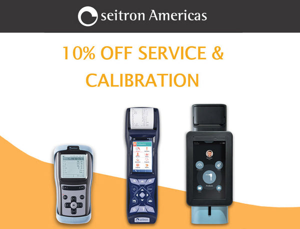 Seitron Americas 10% Off Analyzer Calibration & Service