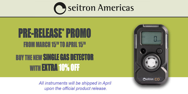 Seitron Pre-Release Promo - Single Gas Detector