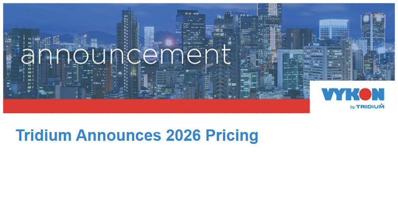 Tridium Announces 2026 Pricing
