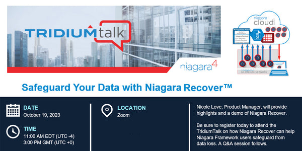 TridiumTalk: Safeguard Your Data with Niagara Recover