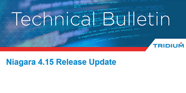 Niagara 4.15 Release Update
