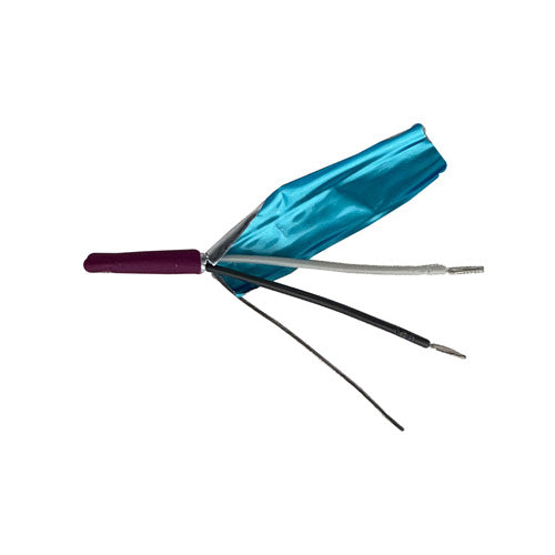 0043280ALR-S-500: 2 Conductor Shielded Plenum Lo-Cap Wire, Raspberry Jacket