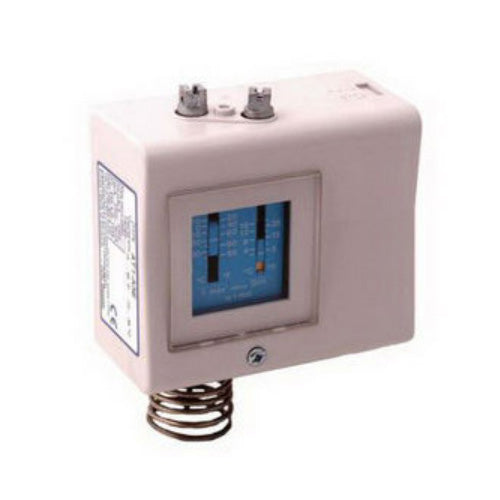 97885: ALCO 40-68 degrees F, 5 degrees F Differential, Manual Reset, SPDT, 20' Capillary, Freezestat Temperature Control (Model TS1-D0P)