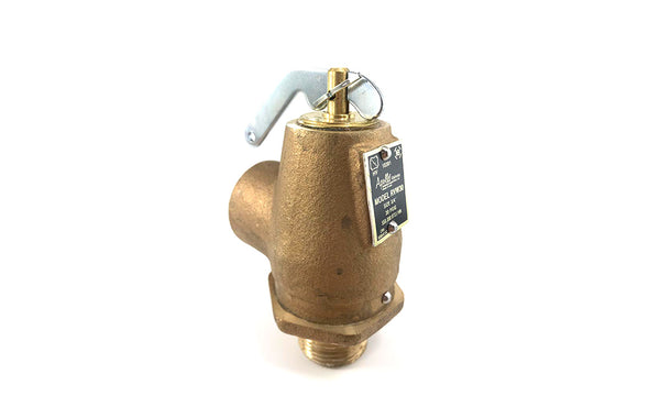 10-301-05: 3/4" Male NPT Inlet X 3/4" Female NPT Outlet, Set at 30 PSI, 550,000 btu Capacity, Hot Water Pressure Relief Valve