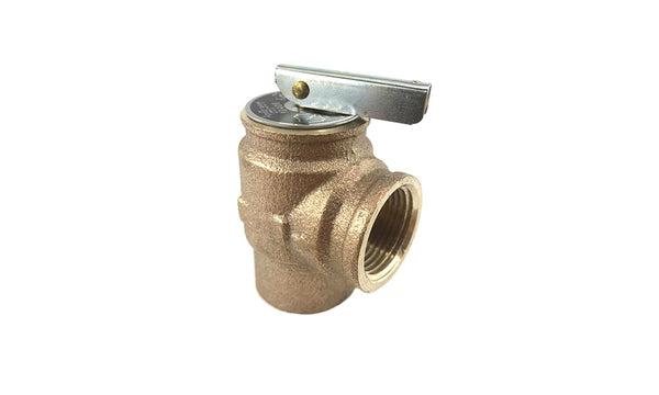 10-408-05: 3/4" Female NPT Inlet X 3/4" Female NPT Outlet, Set at 30 PSI, 535,000 btu Capacity, 250 degrees F Maximum Temperature Service, ASME Section IV